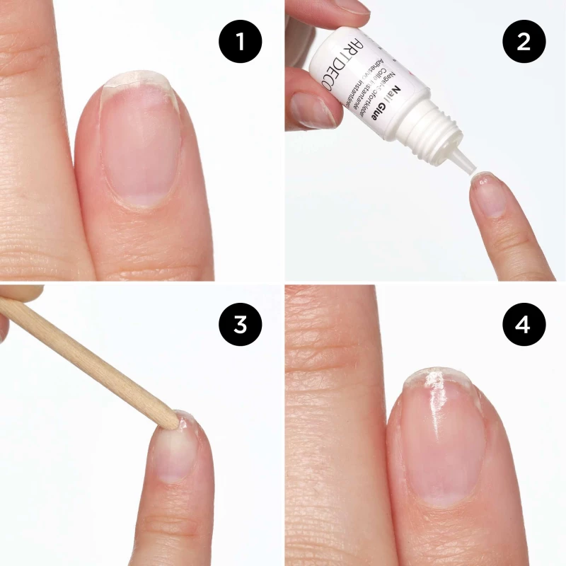 Amazon.com: Extra Strong Nail Glue for Acrylic Nails, Nail Tips & Press-On  Nails (3ml) AIRRE Precision Tip Nail Glue & File for Glue-On Fake Nails,  Fix Broken Nail Repair Acrylic Nail Glue