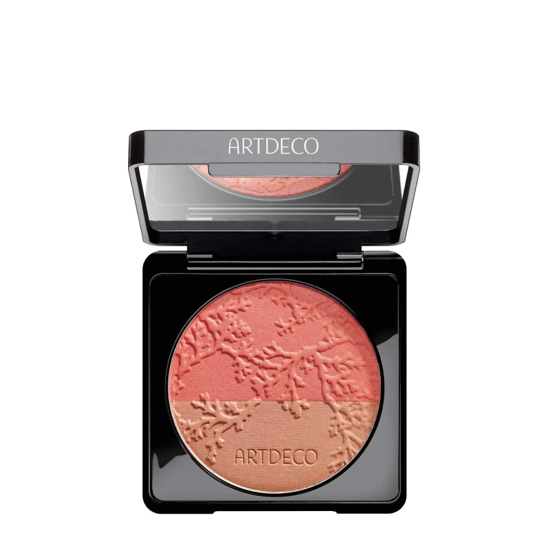 Limited-edition bronzing blush in coral design