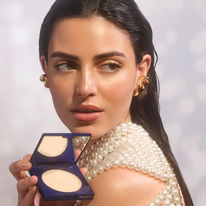 Diamond Beauty Powder - Limited Ocean Wave Design | 2 - golden glow