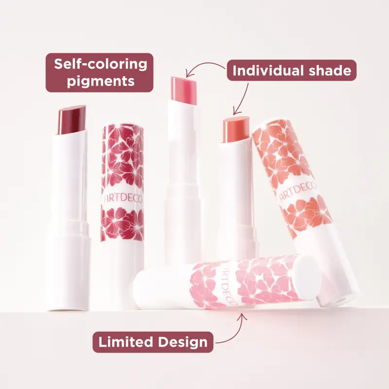 Color Booster Lip Balm - Limited Flower Design | 3P2 - candy