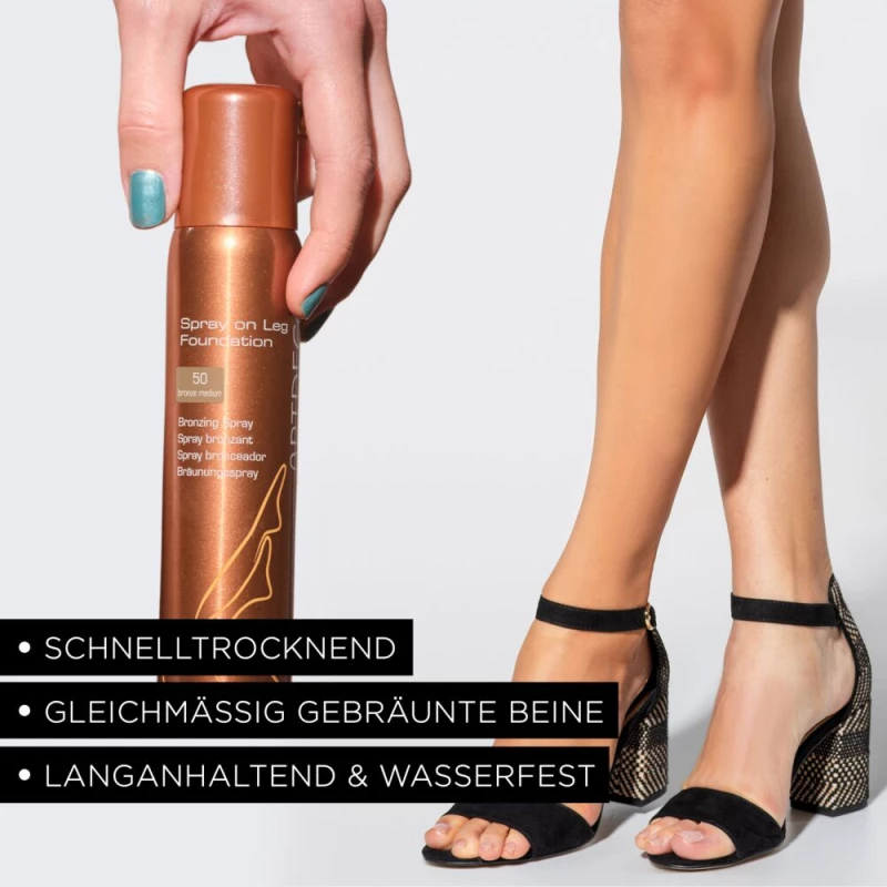 Spray on Leg Foundation (Nr. 70) Set - Brush gratis | ANGEBOT SELF TANNING SET 3 Z322