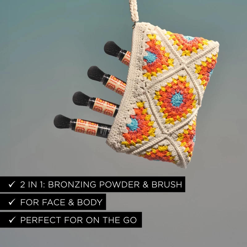 Bronzing Loose Powder Brush – for Face & Body | BRONZING_2025 - tropic summer