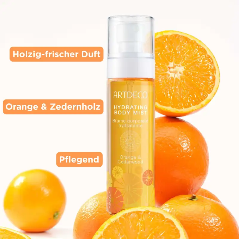 Hydrating Body Mist – Orange & Cedarwood | HYDRATING BODY MIST ORANGE 100ML
