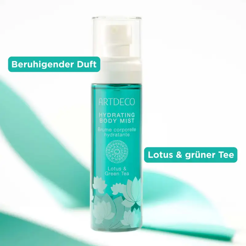 Hydrating Body Mist – Lotus & Green Tea | HYDRATING BODY MIST GREEN 100ML